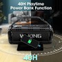 W-KING 50W (90W Pico) Altavoz Bluetooth Potente, Altavoz Bluetooth Portatil Grande con Graves Ricos/EQ, Altavoces Inalambricos
