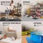Esterilla Fitness Puzzle para Suelos de Gimnasio | Set de Protección Goma Espuma Losas Caucho para Máquinas de Deporte,