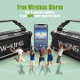 W-KING 50W (90W Pico) Altavoz Bluetooth Potente, Altavoz Bluetooth Portatil Grande con Graves Ricos/EQ, Altavoces Inalambricos