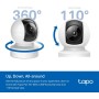 Tapo C222 Cámara de Vigilancia, 360 Grados Horizontal, Pan and Tilt, Visión Nocturna, MicroSD hasta 512GB, Alexa, Google