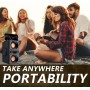 Altavoz Bluetooth Potente 40W (60W Pico) con Doble Subwoofer y Bajo Pesado, Altavoz Portátil Bluetooth 5.0 para Exterior,