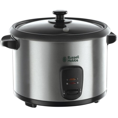 Russell Hobbs Arrocera Cook@Home - 1,8 litros, 10 Tazas, Bandeja para Cocinar al Vapor, Función Mantener el Calor, Recipiente