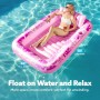 Sloosh Chaise Longue gonflable pour bronzage XL, 85" x 57"/2,1 * 1,4 m Baignoire de bronzage Extra Large pour adultes, Lit