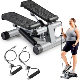 Sunny Health & Fitness Steppers para Hacer Ejercicio en casa, escalón de Escalera de bajo Impacto para Entrenamiento de Cuerpo