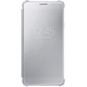 Samsung Galaxy A7 (2016) - Funda Clear View Cover EF-ZA710CSEGWW - Color Plata (Funda 14 cm (5.5"), Plata)