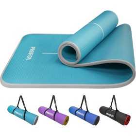 PROIRON Esterilla Yoga Gruesa 10/15mm, Antideslizante Colchoneta Deporte Fitness, Yoga Mat para Pilates Ejercicios Fitness