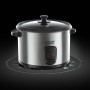 Russell Hobbs Arrocera Cook@Home - 1,8 litros, 10 Tazas, Bandeja para Cocinar al Vapor, Función Mantener el Calor, Recipiente