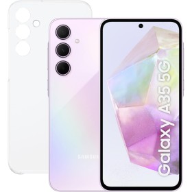 Samsung Galaxy A35 5G 256GB + Funda Transparente - Teléfono Móvil Android, Smartphone Libre, 8GB RAM, Batería 2 Días de