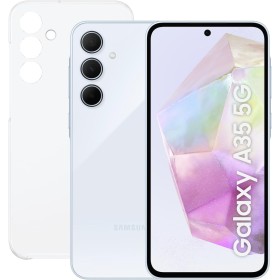Samsung Galaxy A35 5G 128GB + Funda Transparente - Teléfono Móvil Android, Smartphone Libre, 6GB RAM, Batería 2 Días de