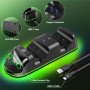 OIVO Cargador Mando Xbox con 2x4320mWh Bateria Mando Xbox para Xbox One/Series X/S, Bateria Mando Xbox X para Mando X Box Series