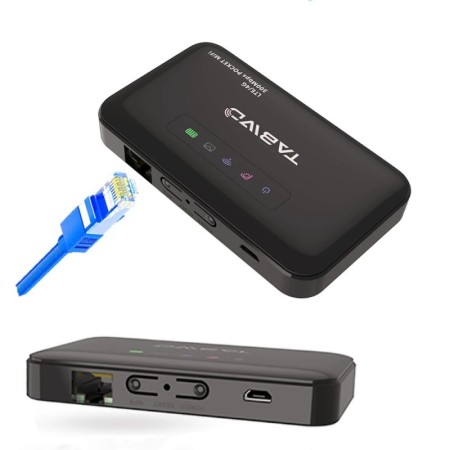 E5885 enrutador Wifi móvil LAN + RJ45 4G Lte Mini enrutador Wifi portá