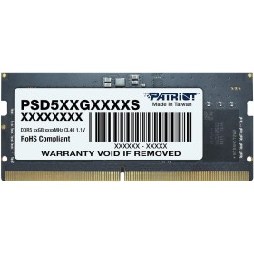 Patriot Signature DDR5 RAM 16GB (1X16GB) 5200MT/s CL42 SODIMM Laptop/Notebook Memory Module - PSD516G520081S