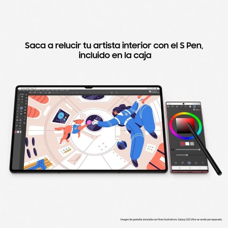 Samsung Galaxy Tab S8 con cargador – Tablet de 11" (8GB RAM, 256GB Almacenamiento, 5G, Android 12) Plata - Versión española
