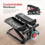 Sunny Health & Fitness Mini Steppers para ejercitarse en casa, máquina de Ejercicios para escaleras, Equipo Cardiovascular