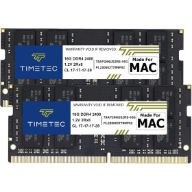 Timetec Kit de 32GB (2x16GB) Compatible para Apple 2017 iMac (27 Pulgadas con Retina 5K, 21.5 Pulgadas) DDR4 2400MHz PC4-19200