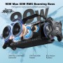 W-KING 90W MAX Altavoz Bluetooth Potente Portatil, Altavoz Bluetooth Grande con Potente Bass/EQ, Altavoces HiFi IPX6/40