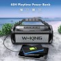 W-KING 90W MAX Altavoz Bluetooth Potente Portatil, Altavoz Bluetooth Grande con Potente Bass/EQ, Altavoces HiFi IPX6/40