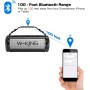 W-KING 90W MAX Altavoz Bluetooth Potente Portatil, Altavoz Bluetooth Grande con Potente Bass/EQ, Altavoces HiFi IPX6/40