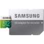 Samsung EVO Select 512 GB microSD 100 MB/s, velocidad Full HD & 4K UHD tarjeta de memoria incluye adaptador SD para smartphone,
