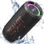 Zealot Altavoz Portátil Bluetooth con Luz LED, Altavoz Exterior Inalámbrico, 50W Sonido Potente, Autonomía de 30 Horas, Puerto