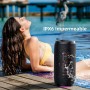 Zealot Altavoz Portátil Bluetooth con Luz LED, Altavoz Exterior Inalámbrico, 50W Sonido Potente, Autonomía de 30 Horas, Puerto