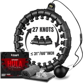 K-MART Hula-27knots Hula Hoop Inteligente, Unisex Adulto