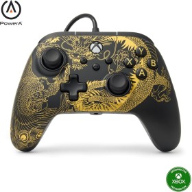 Power A Mando alámbrico Advantage para Xbox Series X|S - Drache & Phönix, mando, mando para videojuegos con cable, mando para