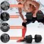 Yaheetech Kit Mancuernas Ajustables Juego de Pesas y Mancuernas para Casa o Gimnasio Mancuernas Musculacion con Cerraduras de