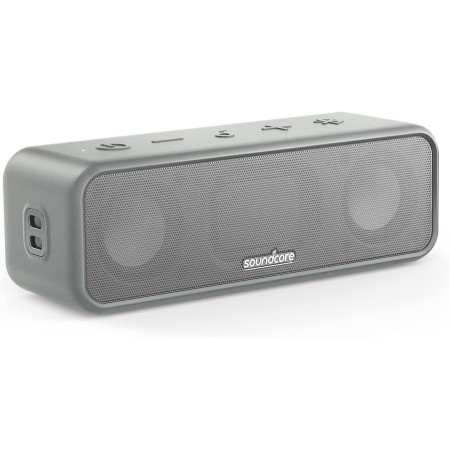 Soundcore 3 Altavoz Bluetooth Potente, Altavoz portátil, Altavoz Inteligente,Graves optimizados, 24 Horas de reproducción, IPX7,