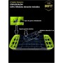 BSFIT Step de Aeróbic Plataforma Steps Fitness Casa Banco Fitness para Ejercicio Yoga Adecuado Gimnasio Exterior,