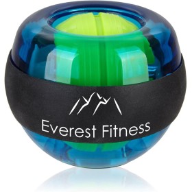 EVEREST FITNESS Bola giroscopio para el Entrenamiento de la Musculatura de la Mano y del Brazo con Cinta de Agarre y Carcasa de