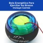 EVEREST FITNESS Bola giroscopio para el Entrenamiento de la Musculatura de la Mano y del Brazo con Cinta de Agarre y Carcasa de