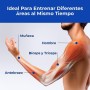 EVEREST FITNESS Bola giroscopio para el Entrenamiento de la Musculatura de la Mano y del Brazo con Cinta de Agarre y Carcasa de