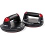 Perfect Fitness Perfect Pushup V2 - Asas de flexión, equipo de fitness para gimnasio en casa, negro, paquete de 2
