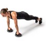 Perfect Fitness Perfect Pushup V2 - Asas de flexión, equipo de fitness para gimnasio en casa, negro, paquete de 2