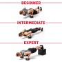 Perfect Fitness Perfect Pushup V2 - Asas de flexión, equipo de fitness para gimnasio en casa, negro, paquete de 2
