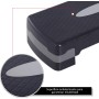 HOMCOM Step para Fitness Stepper Aeróbic Step de Aeróbic Antideslizante con Altura Regulable 2 Niveles de 10/15 cm Carga 150 kg