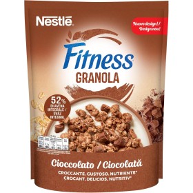 Nestlé Fitness Cereales Granola Copos de Avena Integral y Trigo con Miel, 300g