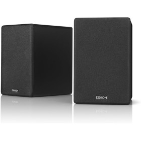 Denon SCN10BKEM - Altavoces de alta fidelidad bidireccionales para sistema de sonido de TV, 2 x 65 W, compatible con receptores