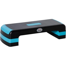 HOMCOM Step de Aeróbic Plataforma Step para Fitness con Altura Ajustable de 10/15/20 cm Tabla de Ejercicio en Casa Gimnasio