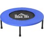 HOMCOM Cama Elástica Fitness Ø81 cm Trampolín de Acero con Borde Protector y 28 Resortes para Ejercicios en Interior y Exterior