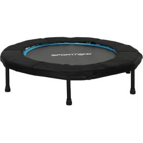 SPORTNOW Trampolín de Fitness Plegable Ø102 cm Cama Elástica con Marco de Acero Antideslizantes Carga 100 kg para Entrenamiento