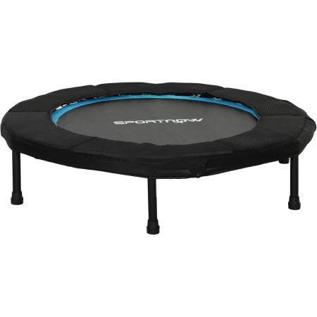SPORTNOW Trampolín de Fitness Plegable Ø102 cm Cama Elástica con Marco de Acero Antideslizantes Carga 100 kg para Entrenamiento