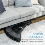 SPORTNOW Trampolín de Fitness Plegable Ø102 cm Cama Elástica con Marco de Acero Antideslizantes Carga 100 kg para Entrenamiento
