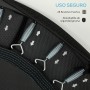 SPORTNOW Trampolín de Fitness Plegable Ø102 cm Cama Elástica con Marco de Acero Antideslizantes Carga 100 kg para Entrenamiento
