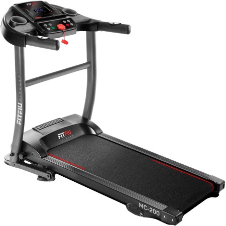 FITFIU Fitness MC-200 - Cinta de Correr con Inclinación, Plegable, Ultracompacta y Silenciosa, Pantalla LCD con 12 Programas,