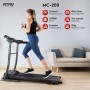 FITFIU Fitness MC-200 - Cinta de Correr con Inclinación, Plegable, Ultracompacta y Silenciosa, Pantalla LCD con 12 Programas,