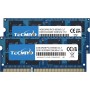 TECMIYO 8GB DDR3 RAM (2x4GB) PC3-8500 DDR3 1066MHz Sodimm Memory PC3 8500S CL7 204 Pin 1.5V 2RX8 Dual Rank Non-ECC Unbuffered