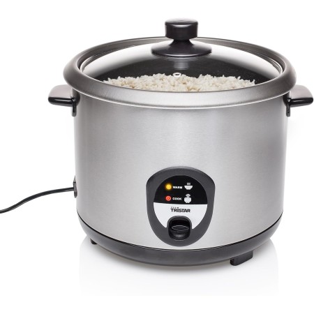 Tristar RK-6127 Arrocera, Capacidad 1.5 l, Función para Mantener el Calor, Apagado Automático, Incluye Taza Medidora, Espátula y