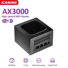 Enrutador inalámbrico AX3000 WIFI 6 Mesh para toda la casa Gigabit RJ4